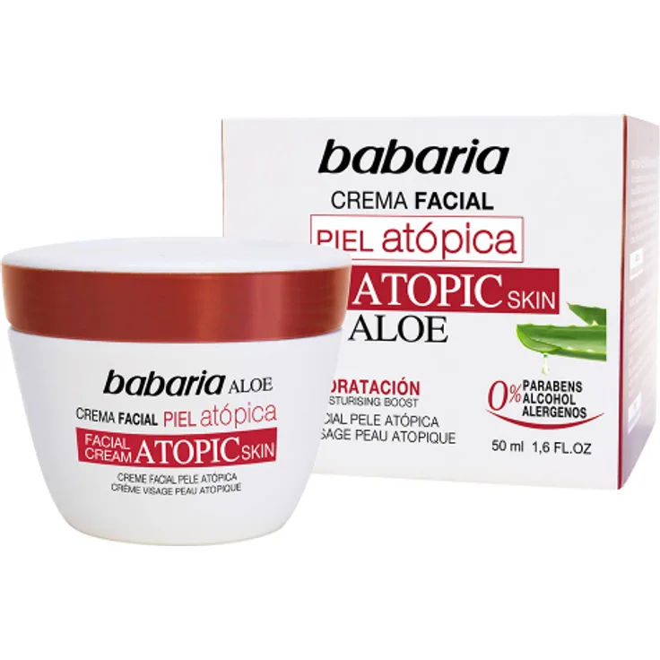 Babaria Gesichtscreme Babaria Atopische haut 50 ml Tagespflege für Damen und Herren