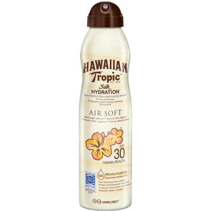 Hawaiian Tropic Silk Hydration Air Soft Sun Lotion Spray LSF30 177 ml – Bild 1
