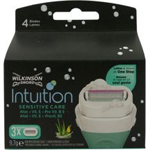 Image for Wilkinson Sword Intuition Sensitive Care Rasierklingen für Damen Rasierer Rasierklingen 3 Stück