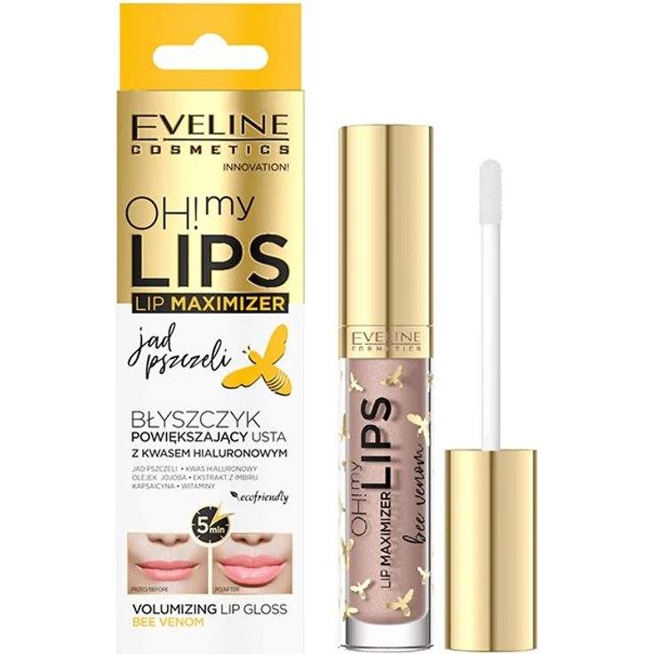 Eveline Oh My Lips Lip Maximizer Lipgloss Bienengift 4,5 Ml – Bild 1