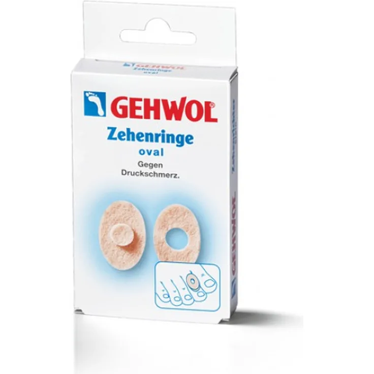 Gehwol Zehenringe oval 9 Stk, zur Drucklinderung