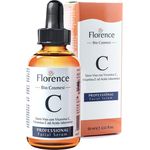Florence BIO Hyaluron Serum mit Vitamin C/E hochkonzentriert für den Dermaroller geeignet mit organischen Anti-Aging Inhaltsstoffen