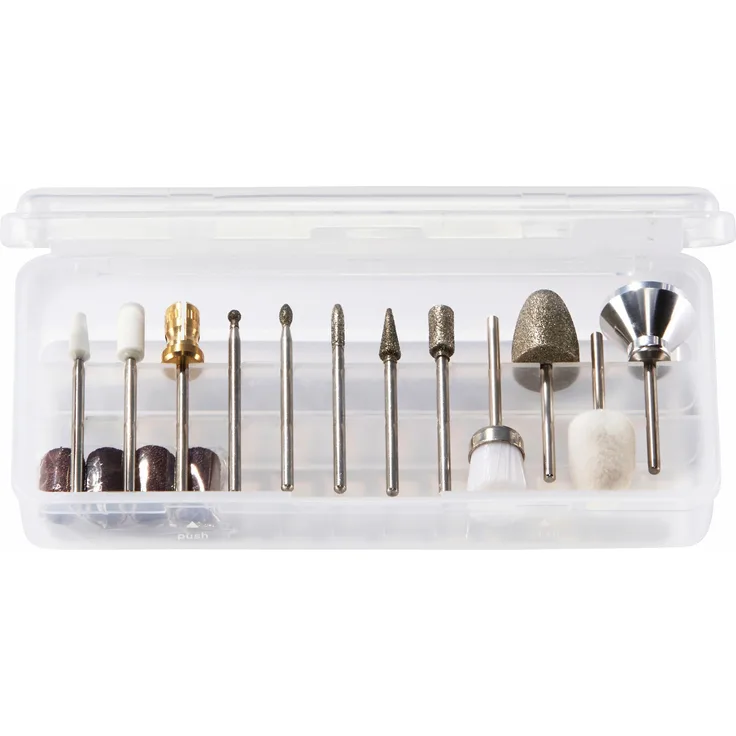 Promed Ersatzschleifkörper Smartfile, Set, 12-St., inkl. Nylonbürste zur Reinigung der Schleifkörper