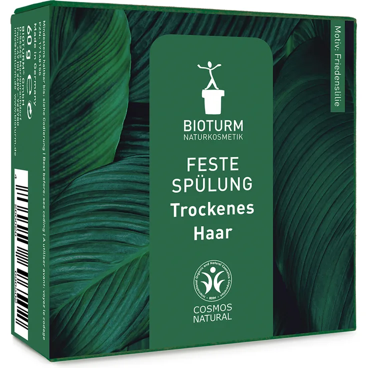 Bioturm Naturkosemtik Feste Spülung Trockenes Haar 60 g