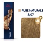 Wella Professionals Koleston Perfect Me+ Pure Naturals Professionelle permanente Haarfarbe 8-07 60 ml