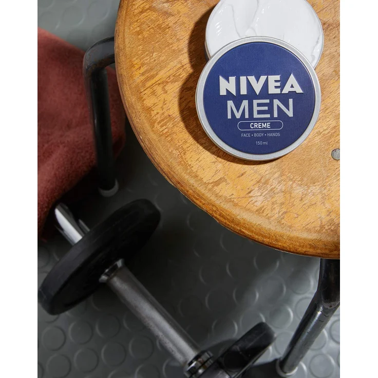 Nivea Men Care 150 ml, für normale Haut geeignet, mit einer feuchtigkeitsspendenden Wirkung, für Gesicht, Körper und Hände  – Bild 3