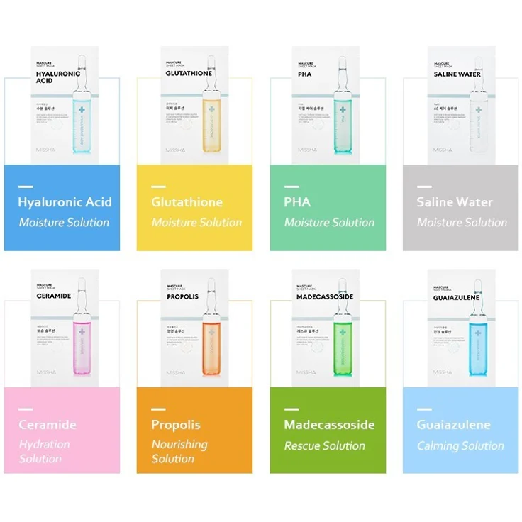 Missha Mascure Pha Peeling Solution Sheet Mask Gesichtsmaske, für Damen und Herren, – Bild 2