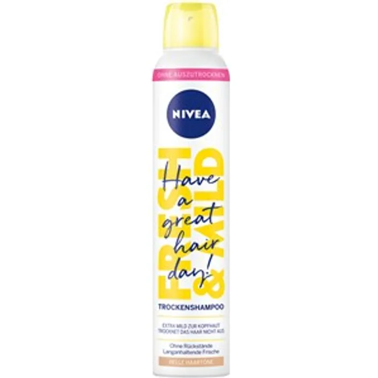 Nivea Haarpflege Shampoo Fresh Revive 3 In 1 Trockenshampoo Helle Haartöne 200 ml