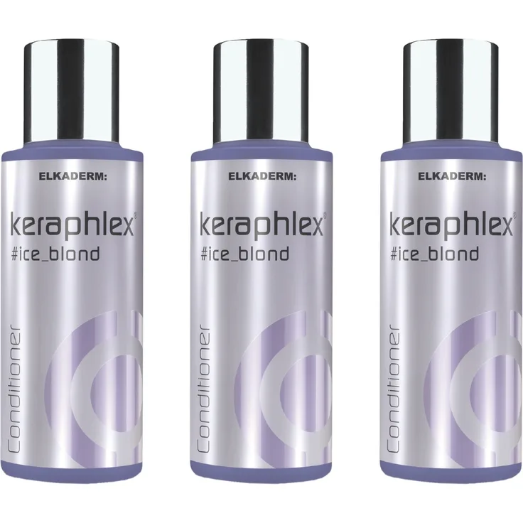 Keraphlex Ice Blond Conditioner 3 x 100 ml Wirkung: Pflege, Geschmeidigkeit