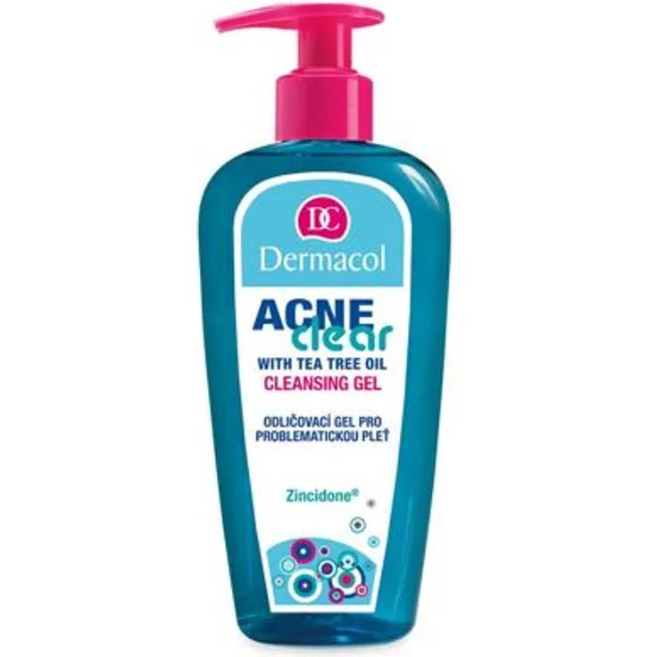 Dermacol Acneclear Cleansing gel Make-Up-Entferner-Gel für Problematische Haut 200 ml, für Damen und Herren 