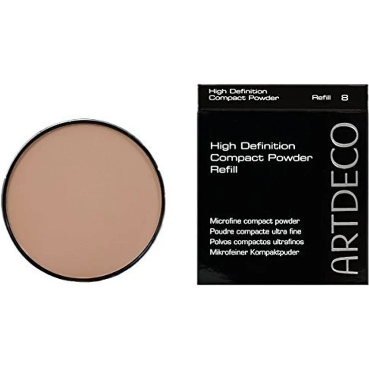 Artdeco Make-up High Definition Compact Powder Refill Puder 08 Natural Peach, mit einer festen Textur  – Bild 1