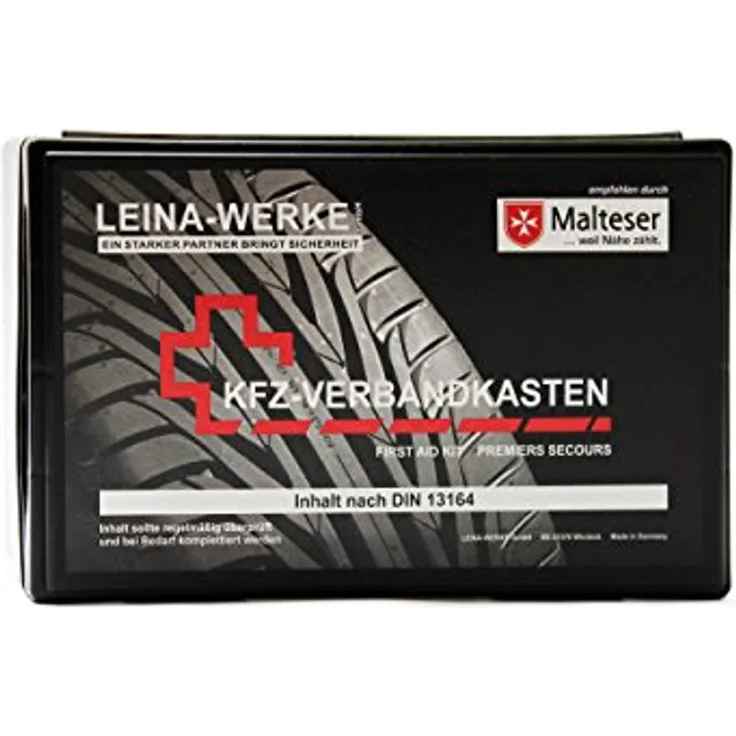 Leina-Werke 10105 KFZ-Verbandkasten Fotodruck, Schwarz/Mehrfarbig - Preisvergleich