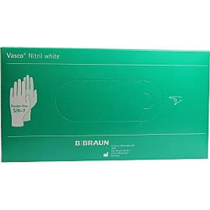 B. Braun Melsungen Vasco Nitril white Untersuchungshandschuhe Gr.S 100 Stück