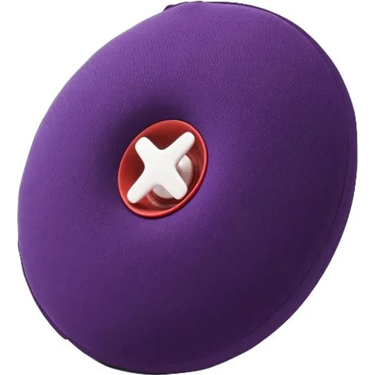 Authentics Depot4Design Pill Wärmflasche Lila, 1.9 L Ø 24,5 cm PVC ABS Nylon 1230054