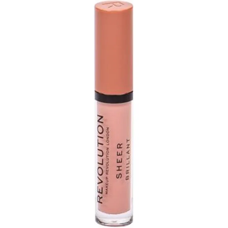 Makeup Revolution London Sheer Brillant Lipgloss 3 ml Farbton 101 Piece Of Cake