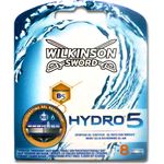 Wilkinson Sword Hydro 5 Rasierklingen für Herren Rasierer, Feuchtigkeitsstreifen mit Provitamin B5 und Flip-Trimmer 8 Stück