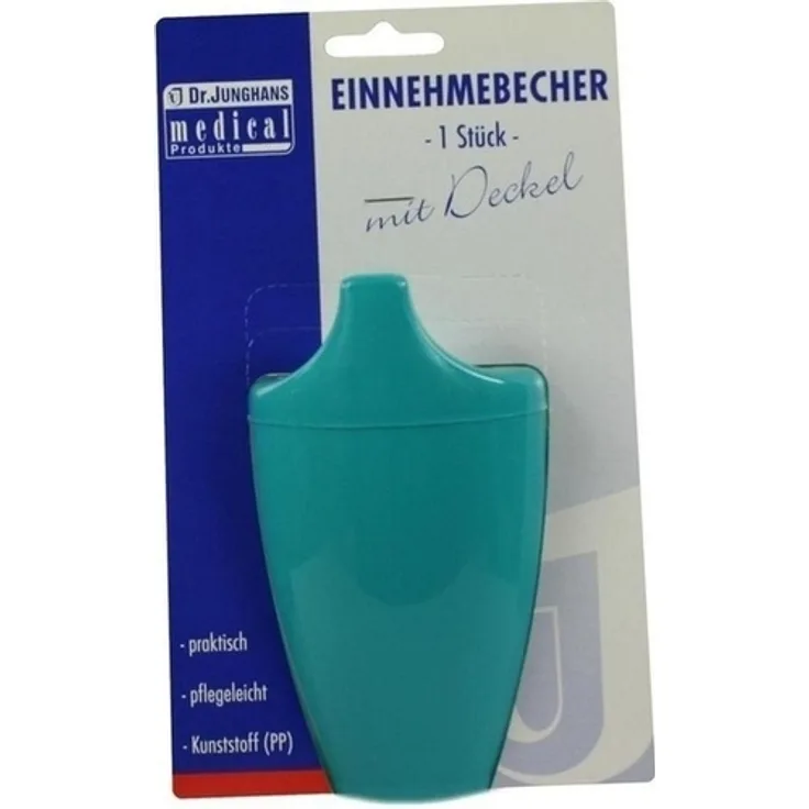 Dr. Junghans Medical Einnehmebecher m.Griff 4mm grün 1 St.