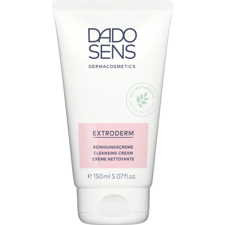 Dado Sens Extroderm Reinigungscreme 150 ml, für trockene Haut, mit Inka-Omega-Öl, Borretschsamenöl, Vitamin F und Panthenol