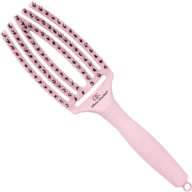 Olivia Garden Fingerbrush Combo Medium Pastel Pink Bürste FB-CMOPI – Bild 1
