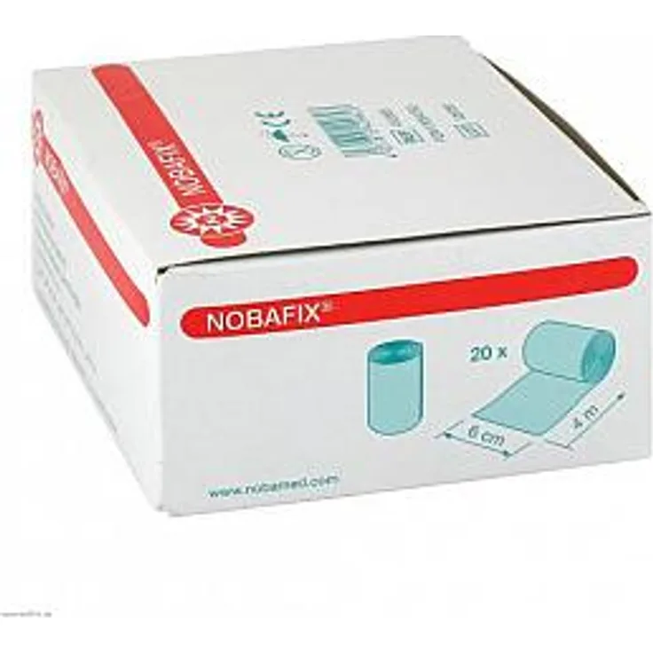 Nobamed Paul Danz Nobafix Fixierbinden elast.6 cmx4 m 20 St.
