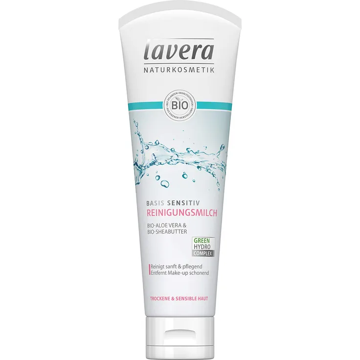 lavera Basis Sensitiv - 2in1 Reinigungsmilch 125ml Reinigungsmilch 125 ml mit reinigender Wirkung