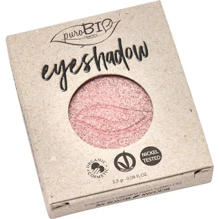 PuroBio Kompakte Schimmern Lidschatten-Nachfüllung, Nr. 25 Rosa