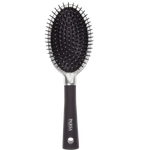 Parsa Beauty Haarbürste Trend Line Groß Oval Bürste Mit Kunststoffpins Silber