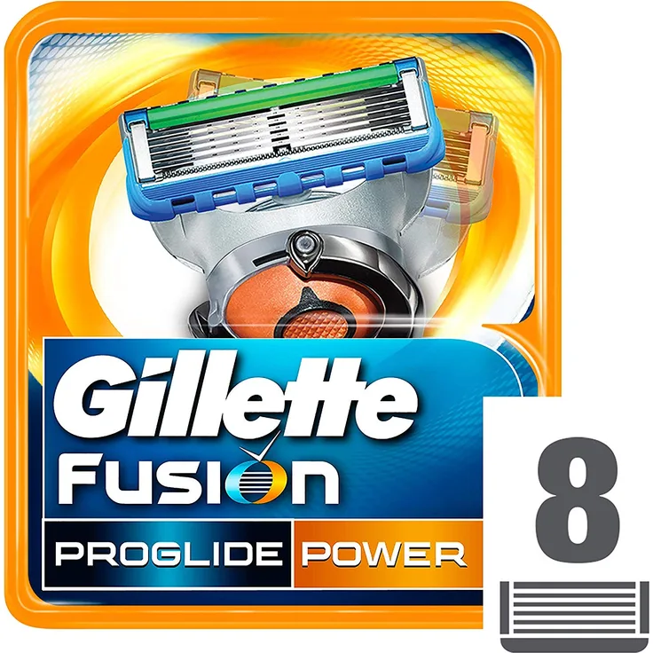 Gillette Fusion ProGlide Power Rasierklingen 8 Stück