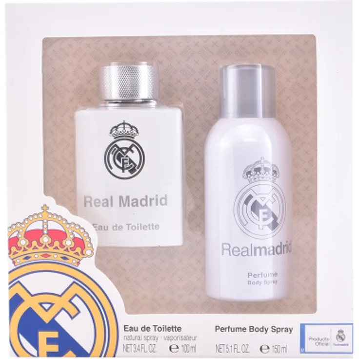 Real Madrid Set Eau de Toilette (EdT) 100 ml + Deodorant 100 ml