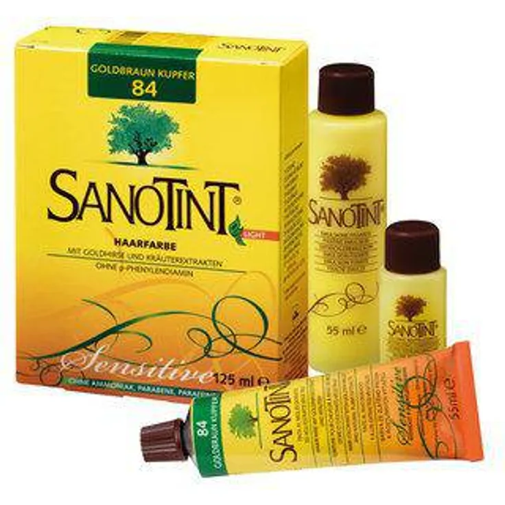 Firstorganicbaby Sanotint hair color Nr. 84 light golden brown copper, 125ml