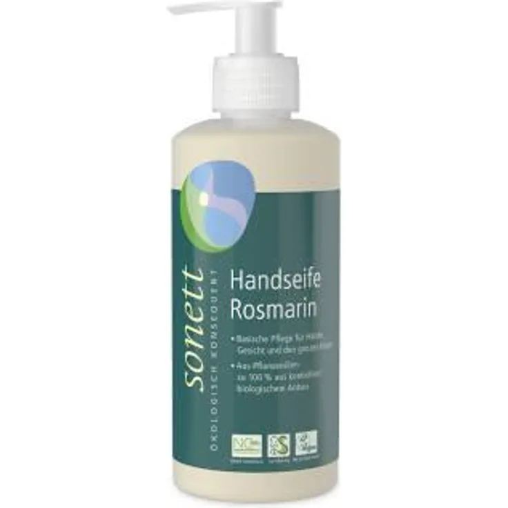 Sonett Handseife Rosmarin 300 ml für alle Hauttypen geeignet