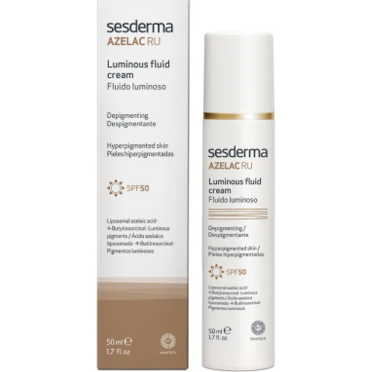 Sesderma AZELAC RU fluido luminoso SPF50 50 ml mit pflegender Wirkung für alle Hauttypen