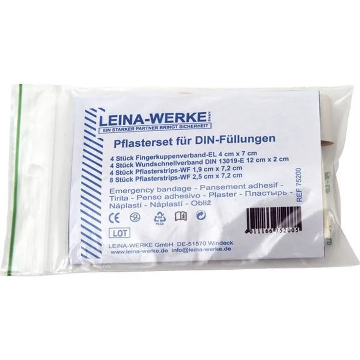 LEINAWERKE 75200 Pflasterset, wasserabweisend, 20 Pflaster in 4 Größen, elastisch