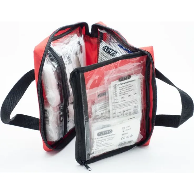 Flexeo Erste-Hilfe-Tasche Discovery, 59-teiliges Set zur Wundversorgung