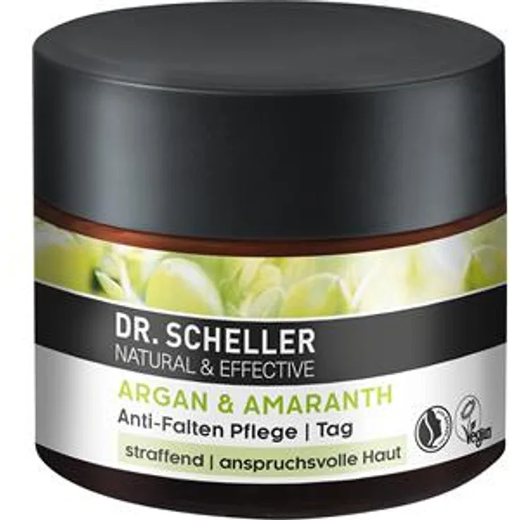 Dr. Scheller Gesichtspflege Argan & Amaranth Anti-Falten Pflege Tag 50 ml Tagespflege für Damen und Herren