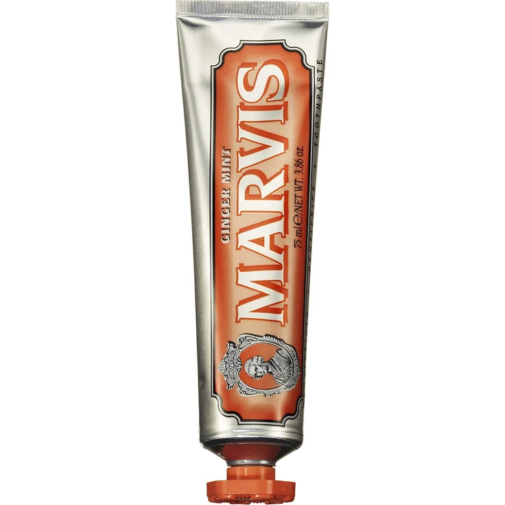 Marvis Ginger Mint 75 ml, mit Ingwer-Minz-Geschmack, für saubere Zähne & frischen Atem – Bild 1