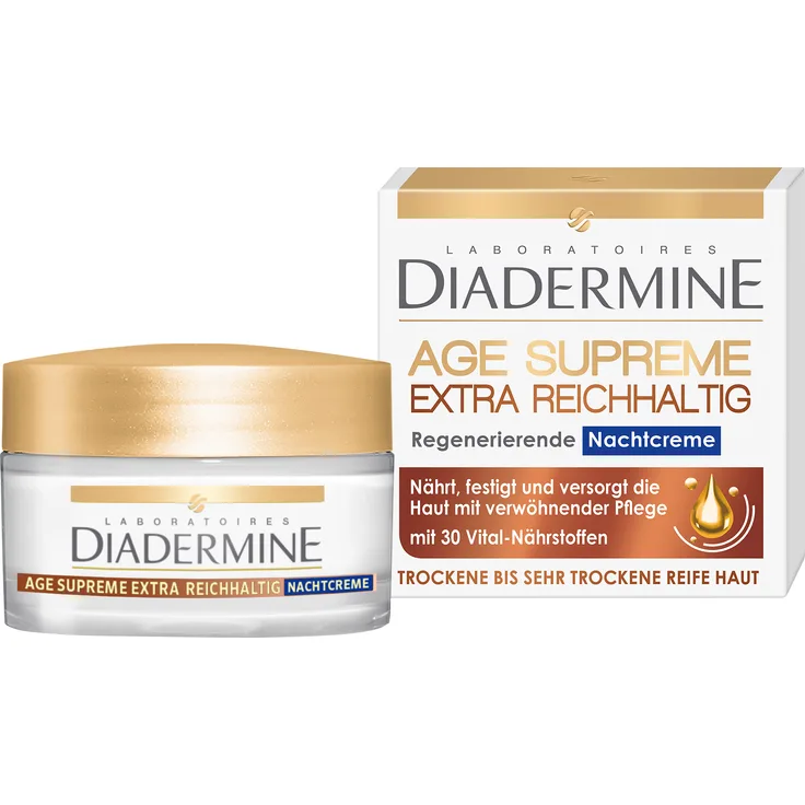 Diadermine Age Supreme Extra Reichhaltige Nachtcreme Omega 6 50 ml