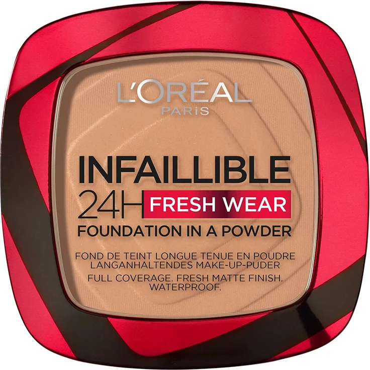 L'Oréal Make-up-Puder Infaillible 24H Fresh Wear  260 Golden Sun 9 g – Bild 1