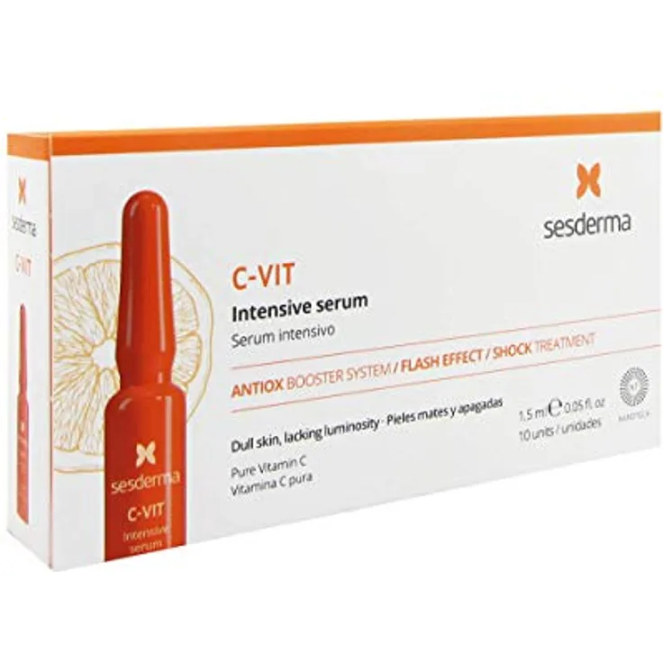 Sesderma C-Vit Intensive Serum Ampollas 5 x 2 ml, mit pflegender Wirkung 
