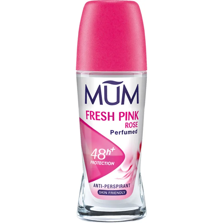 MUM Deo Roll on Fresh Pink Rose Antitranspirant Rosenduft 50 ml
