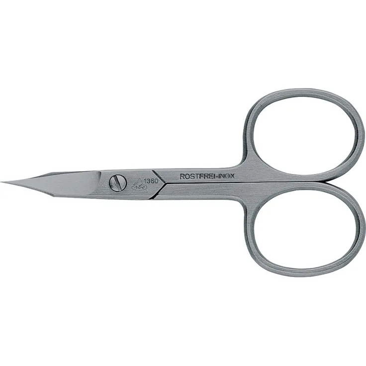 Erbe Kombi-Nagelschere Turmspitze 9 cm, zum präzisen Schneiden von Finger- und Fußnägeln, gebogene Schneiden, aus gehärtetem Stahl