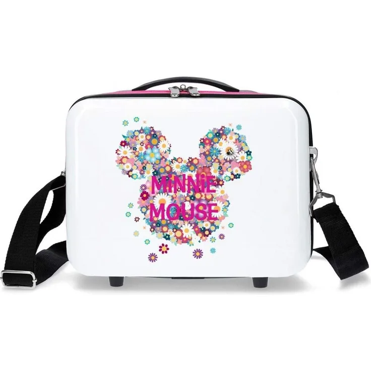 ABS Utensilientasche Minnie Sunny Day Flowers Fuchsia