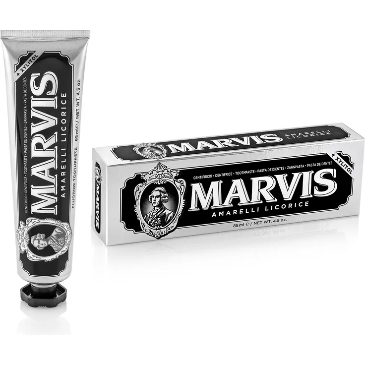 Marvis Amarelli Licorice 85 ml, für saubere & gesunde Zähne