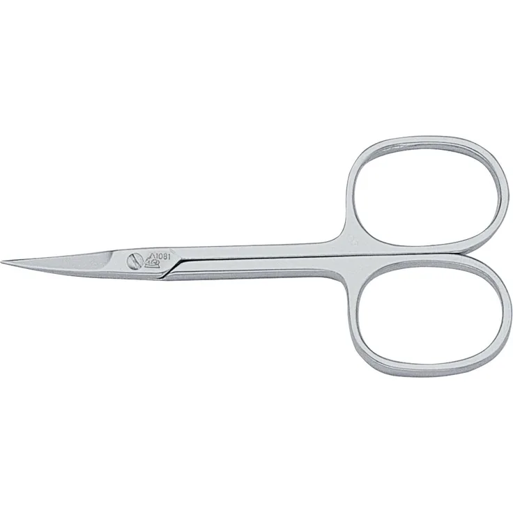 Erbe Hautschere Kullenblatt, zum Entfernen abstehender Nagelhaut, Kullenblatt-Schneide, aus rostfreiem Stahl