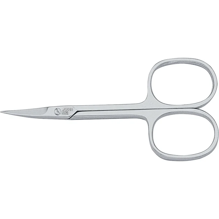 Erbe Hautschere Kullenblatt, zum Entfernen abstehender Nagelhaut, Kullenblatt-Schneide, aus rostfreiem Stahl