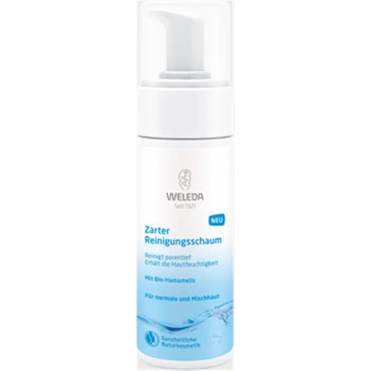 Weleda Zarter Reinigungsschaum 150 ml, für Damen und Herren 