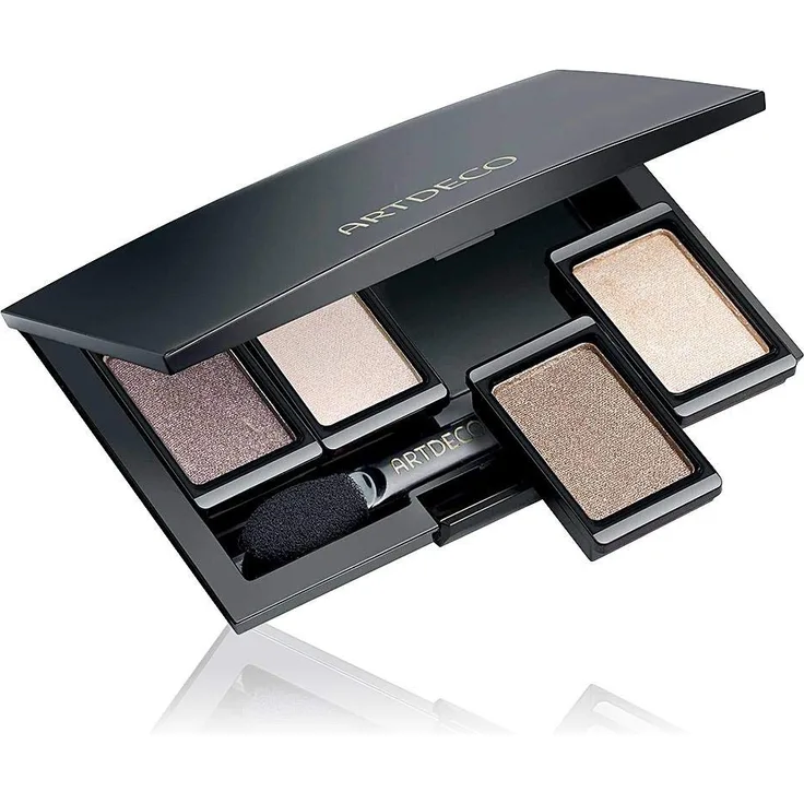Artdeco Augen Make-up Beauty Box Quattro, Befüllbar mit Lidschatten, Eyeshadow, Blusher, Eyebrow Powder, Magnetsystem