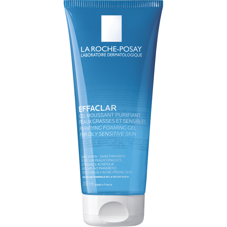 La Roche-Posay Effaclar Schäumendes Gesichtsreinigungsgel 200 ml mit reinigender Wirkung