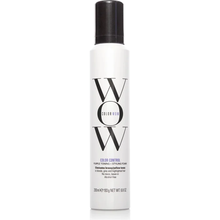 Color Control Purple Toning And Styling Foam 200 ml – Bild 1