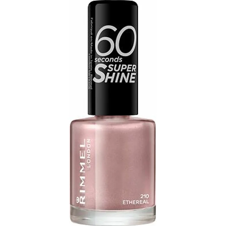 Rimmel London 60 Seconds Super Shine Schnelltrocknender Nagellack 8 ml Farbton 210 Ethereal – Bild 1